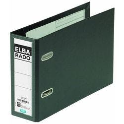 ELBA Rado Plast Ordner DIN A5 75 mm Schwarz 2 Ringe 100022638 Pappkarton, PP (Polypropylen) Querformat Produktbild