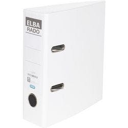 ELBA Rado Plast Ordner DIN A5 75 mm Weiß 2 Ringe 100022642 Pappkarton, PP (Polypropylen) Hochformat Produktbild