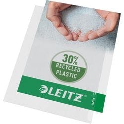 Leitz ClearView Klarsichthülle DIN A4 Transparent PP (Polypropylen) 130 Mikron 100 Stück Produktbild