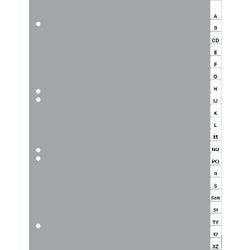 DURABLE Register 640 DIN A4 Grau 20-teilig 6-fach Kunststoff A - Z Produktbild