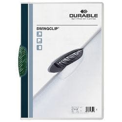 DURABLE Klemmmappe Swingclip DIN A4 Grün Produktbild