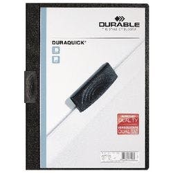 DURABLE Klemmmappe Duraquick® DIN A4 Schwarz Produktbild