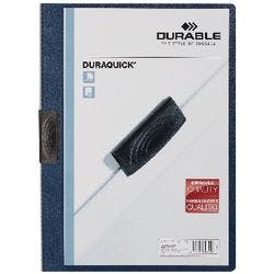 DURABLE Klemmmappe Duraquick® DIN A4 Dunkelblau Produktbild