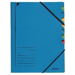 Leitz Ordnungsmappe 39070035 DIN A4 Blau Karton 7 Fächern 24,5 x 32 cm Produktbild