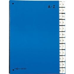 PAGNA Pultordner Blau DIN A4 Hartpappe A - Z Blau Produktbild