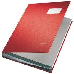 Leitz Unterschriftsmappe 5700-25 Rot Gelocht DIN A4 Produktbild