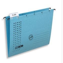 ELBA Hängemappen Chic Ultimate DIN A4 Blau Karton 5 Stück Produktbild