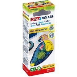tesa Kleberoller tesaroller non-permanent Ja Nein 0,84 cm 59200 Blau, Gelb 14 m Produktbild