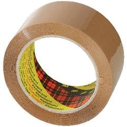Scotch Verpackungsklebeband 3707 geräuscharm 50 mm x 66 m Braun Produktbild