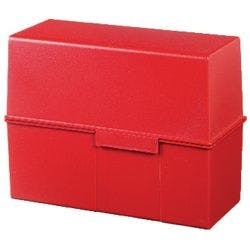 HAN Karteikartenbox DIN A5 Kunststoff 300 Karten Rot Produktbild