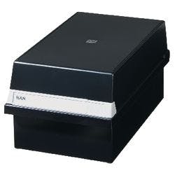 HAN Tischkarteikasten DIN A5 1300 Karten Schwarz 23,5 x 36 x 19 cm Produktbild