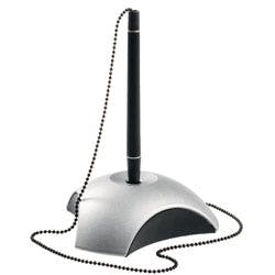 HAN Kugelschreiberständer DELTA Schwarz, Silber Produktbild