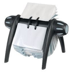 DURABLE Visitenkarten-Rollarchiv Visifix® Flip Spezial 400 Karten Schwarz 21,5 x 18,5 x 12 cm Produktbild