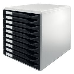 Leitz Schubladenbox Formular-Set Polystyrol Schwarz 28,5 x 35,5 x 29 cm Produktbild