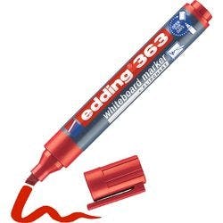 edding 363 Whiteboard-Marker Rot Breit Keilspitze 1 - 5 mm Produktbild