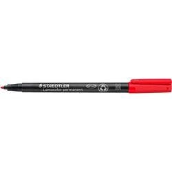 STAEDTLER Lumocolour 317 Permanent Marker Mittel Rundspitze Rot 10 Stück Produktbild