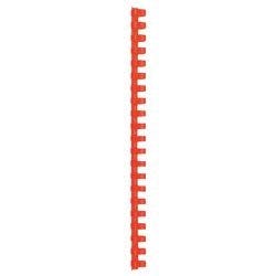 GBC Polyvinylchlorid Plastikbinderücken Rot 16 mm 145 Blatt DIN A4 100 Stück Produktbild