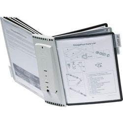 DURABLE Sherpa Sichttafelsystem 10 Flächen DIN A4 Wandmontage PA (Polyamid) Schwarz Produktbild