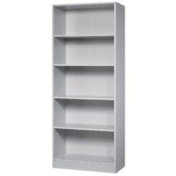 Hammerbacher Melaminharzbeschichtete Spanplatte Regal 4 Fachböden 800 x 400 x 2.004 mm Grau Produktbild