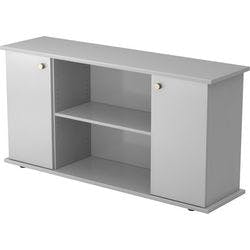 Hammerbacher Future Sideboard 1 Fachboden 1.660 x 440 x 840 mm Hellgrau Produktbild