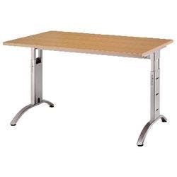 Hammerbacher Schreibtisch Future Buche 1.200 x 800 x 850 x 650 - 850 mm mit Aufbauservice Produktbild