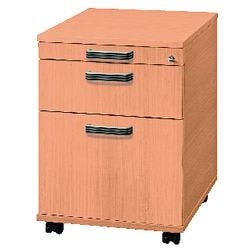Hammerbacher Rollcontainer Future 428 x 580 x 590 mm Buche-Nachbildung Produktbild