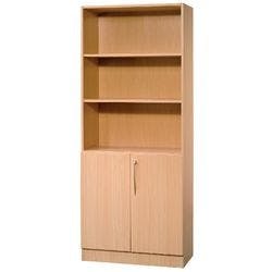 Hammerbacher Future Melaminharzbeschichtete Spanplatte Schrank 2 Fachböden 800 x 420 x 2.004 mm Braun Buche Produktbild