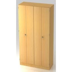 Hammerbacher Schrank SolidPlus Braun 1.000 x 420 x 2.004 mm Produktbild