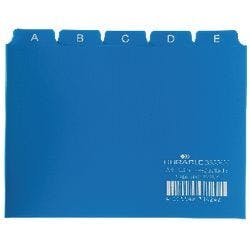 DURABLE Leitregister DIN A6 Blau 14,8 x 10,5 cm 25 Stück Produktbild