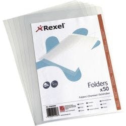 Rexel Sichthüllen DIN A4 Transparent PP (Polypropylen) 150 Mikron 50 Stück Produktbild