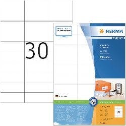 HERMA Universaletiketten 4612 Weiß DIN A4 70 x 29,7 mm 200 Blatt à 30 Etiketten Produktbild