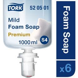 Tork Handseife Nachfüllung Frischer Duft S4 Transparent 520501 6 Stück à 1 L Produktbild
