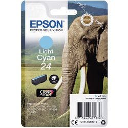 Epson 24 Original Tintenpatrone C13T24254012 Hellcyan Produktbild