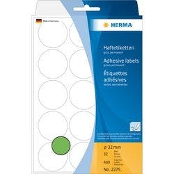 HERMA Markierungspunkte 2275 Grün 480 Stück Produktbild
