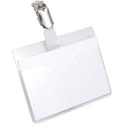 DURABLE Namensschilder Clip 9,5 x 7,5 cm PVC (Polyvinylchlorid) 25 Stück Produktbild Print Hauptbild L