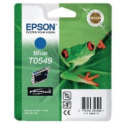 Epson T0549 Original Tintenpatrone C13T05494010 Blau Produktbild Print Hauptbild L
