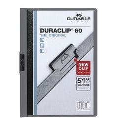 DURABLE Klemmmappe DURACLIP® DIN A4 Anthrazit Produktbild