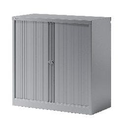 Bisley Rollladenschrank Essentials Silber 1.000 x 470 x 1.015 mm Produktbild