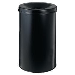 DURABLE Papierkorb Schwarz 30L Metall 492 cm x 49,2 cm Produktbild