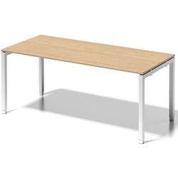 Bisley Cito Höhenverstellbar Schreibtisch Ahorn 4 Metallfüße 1.800 (B) x 800 (T) x 740 (H) mm MFC (Melaminbeschichtete Spanplatte), Stahl Produktbild