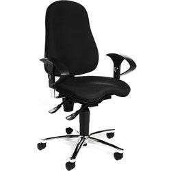 TOPSTAR Ergonomischer Bürostuhl Sitness® 10 Stoff Schwarz Produktbild