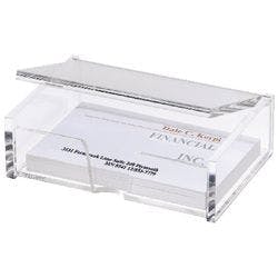 Sigel Visitenkartenbox VA112 80 Karten Transparent 9 x 6,5 x 3 cm Produktbild