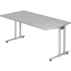 Hammerbacher Schreibtisch Matrix Lichtgrau 1.600 x 800 x 720 mm Produktbild