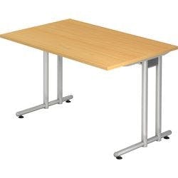 Hammerbacher Schreibtisch Buche 1.200 x 800 x 720 mm mit Aufbau NS12/6 Produktbild