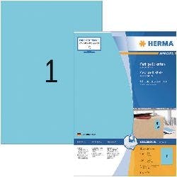 HERMA 4403 Multifunktionsetiketten SuperPrint Blau Rechteckig 100 Etiketten pro Packung Produktbild