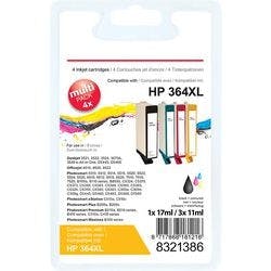 Viking 364XL Kompatibel HP Tintenpatrone N9J74AE Schwarz, Cyan, Magenta, Gelb Multipack 4 Stück Produktbild
