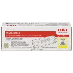 OKI 43381905 Original Tonerkartusche Gelb Produktbild