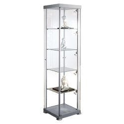 Kerkmann Vitrine Expoline Transparent 425 x 425 x 1.800 mm Produktbild