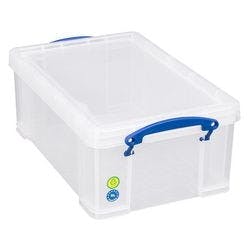 Really Useful Box Aufbewahrungsbox 9 L Transparent 25,5 x 39,5 x 15,5 cm Produktbild