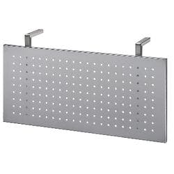 Hammerbacher Sichtblende Matrix Silber 750 x 350 mm Produktbild
